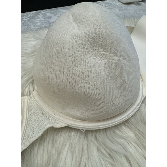 Olga Size 44DD No Side Effects Contour Underwire Bra Ivory GF6781A - Picture 10 of 12
